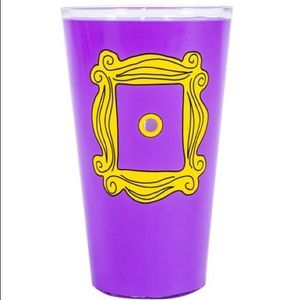 Set of 2 Glasses FRIENDS TV show 16 oz Drinking Glasses Central Perk